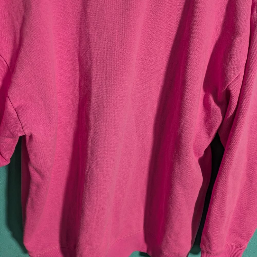 PINK Victoria's Secret Fleece Crewneck Sweatshirt - Bright Pink - Picture 8 of 8